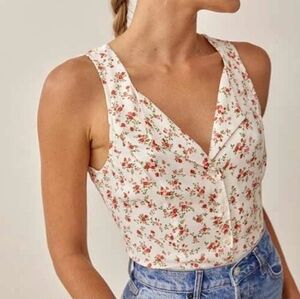 Reformation Jayne Top in Tosca